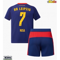 RB Leipzig Antonio Nusa #7 Replica Away Minikit 2025-26 Short Sleeve (+ pants)